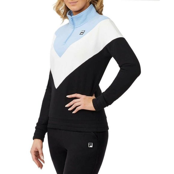 Fila Tops - Fila Ladies'  1/4 Zip Pullover Sweatshirt